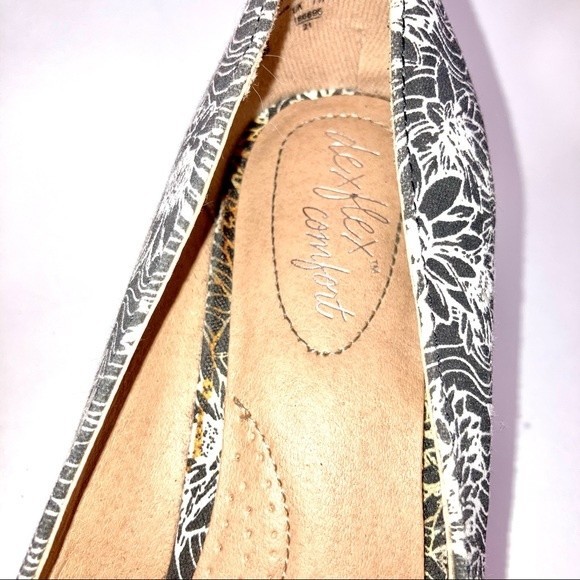Deflex Comfort Floral Wedges Size 9 - Picture 6 of 7